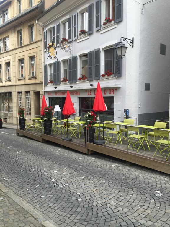 Hotel-Restaurant Le Lion D'Or Porrentruy Exterior photo